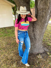 Load image into Gallery viewer, Triple A Farm &amp; Ranch Heather Cardinal Tee
