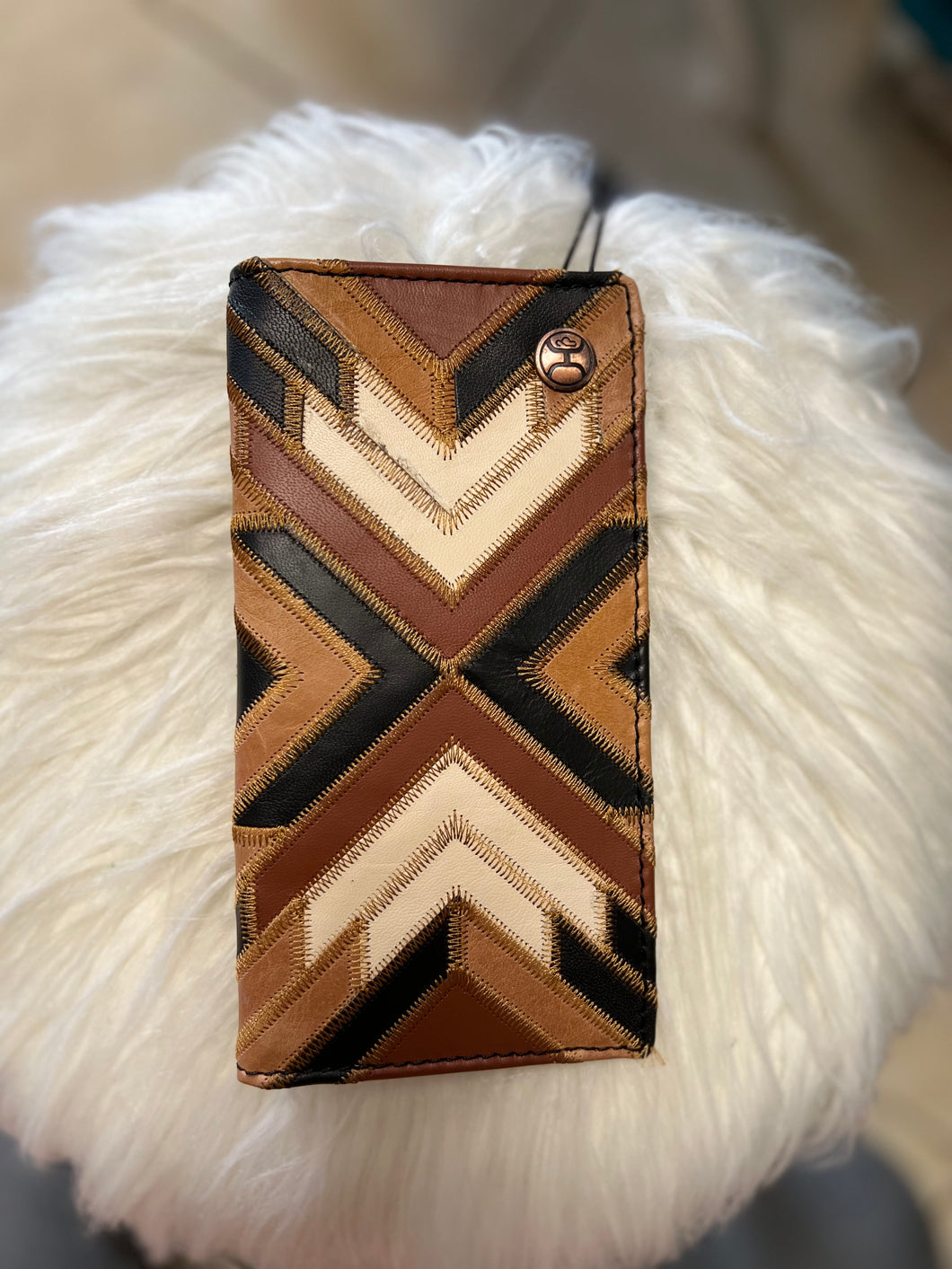 Patchwork Leather Hooey Rodeo Wallet