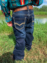 Load image into Gallery viewer, Rock &amp; Roll Boy&#39;s Dark Wash Boot Cut Jeans ( BB Gun )
