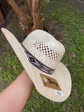 Load image into Gallery viewer, 🤠Aztec Band Twister Straw Hat
