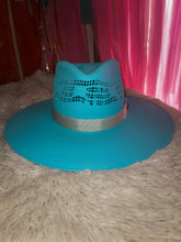 Load image into Gallery viewer, 🤠Lainey Turquoise Hat
