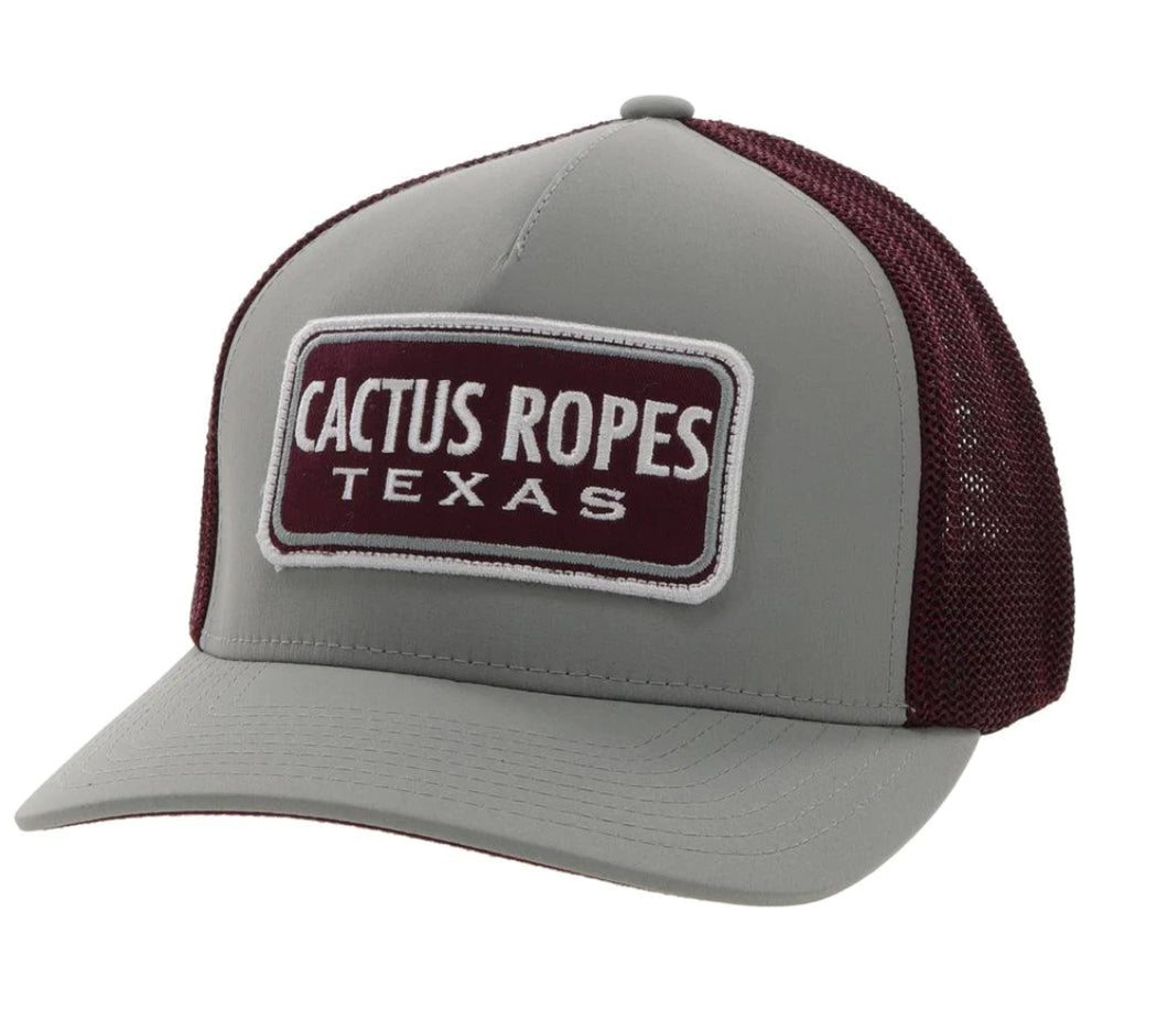 Cactus Ropes Texas Grey/Maroon