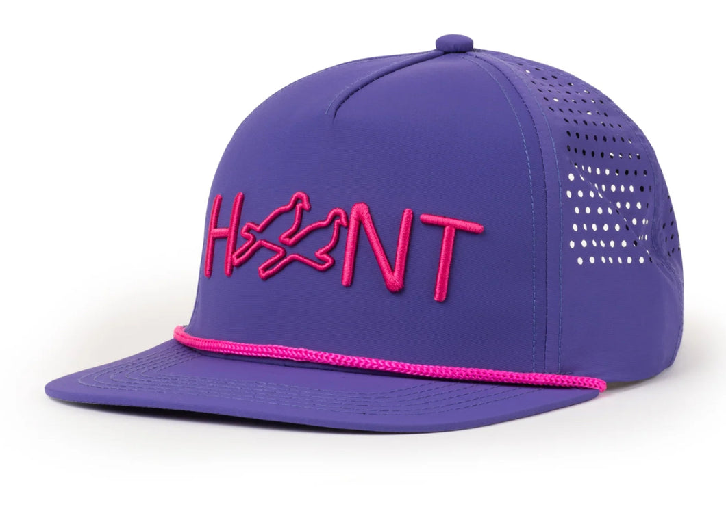 Two Dove Purple/Pink Hunt Cap