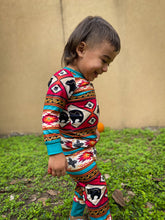 Load image into Gallery viewer, Aztec Bear Pajama Set (youth)
